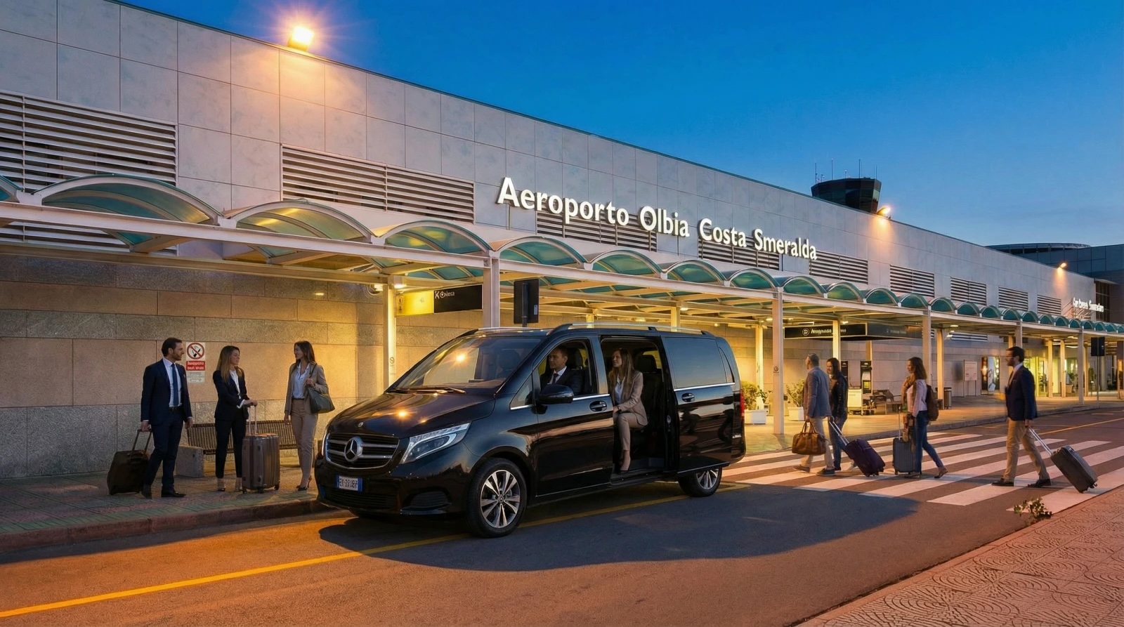 Private transfer from Olbia Airport to Santa Teresa di Gallura for yacht charter guests