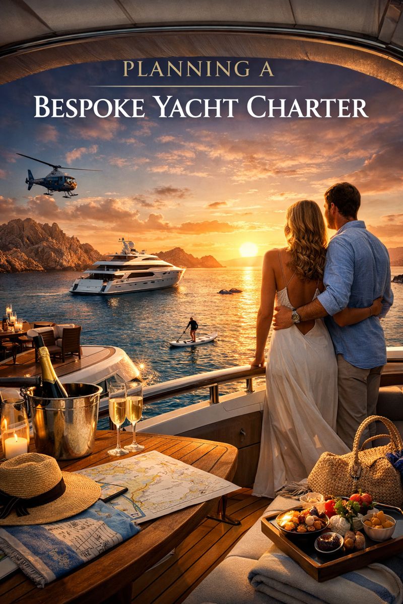 Planning a bespoke yacht charter in Northern Sardinia